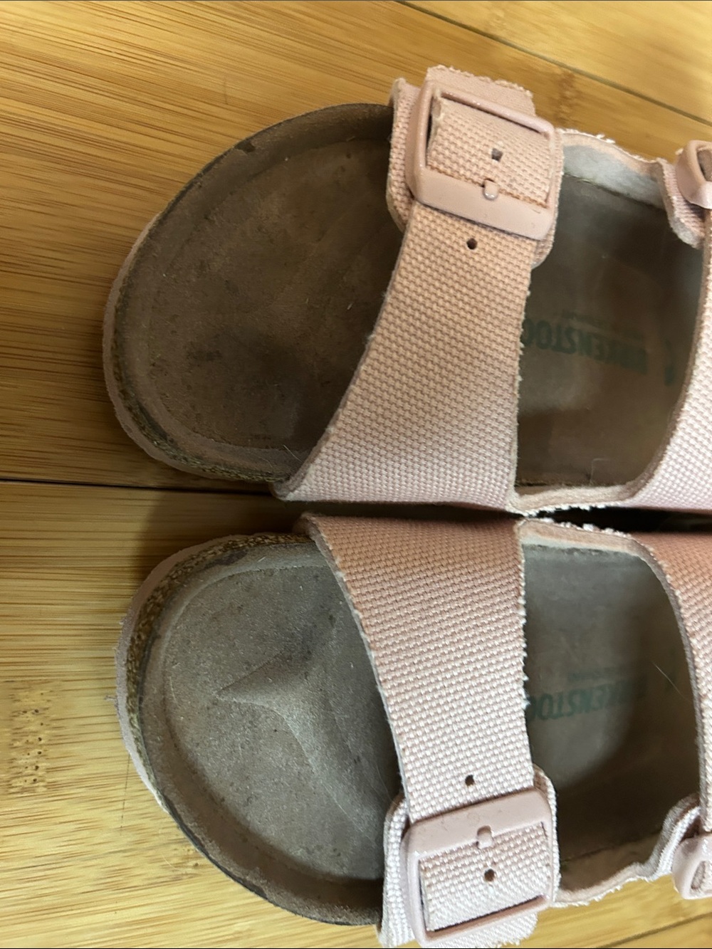 Birkenstock Kids Double-Strap Light Pink Sandals size 2 - Picture 7 of 7